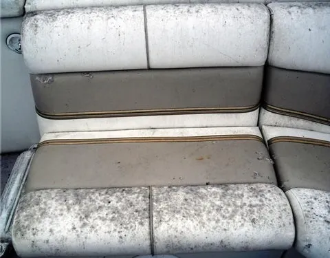 boat seats with marine-grade vinyl upholstery